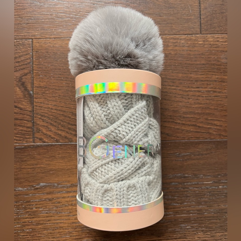 BCBGeneration Pom Toque - Grey